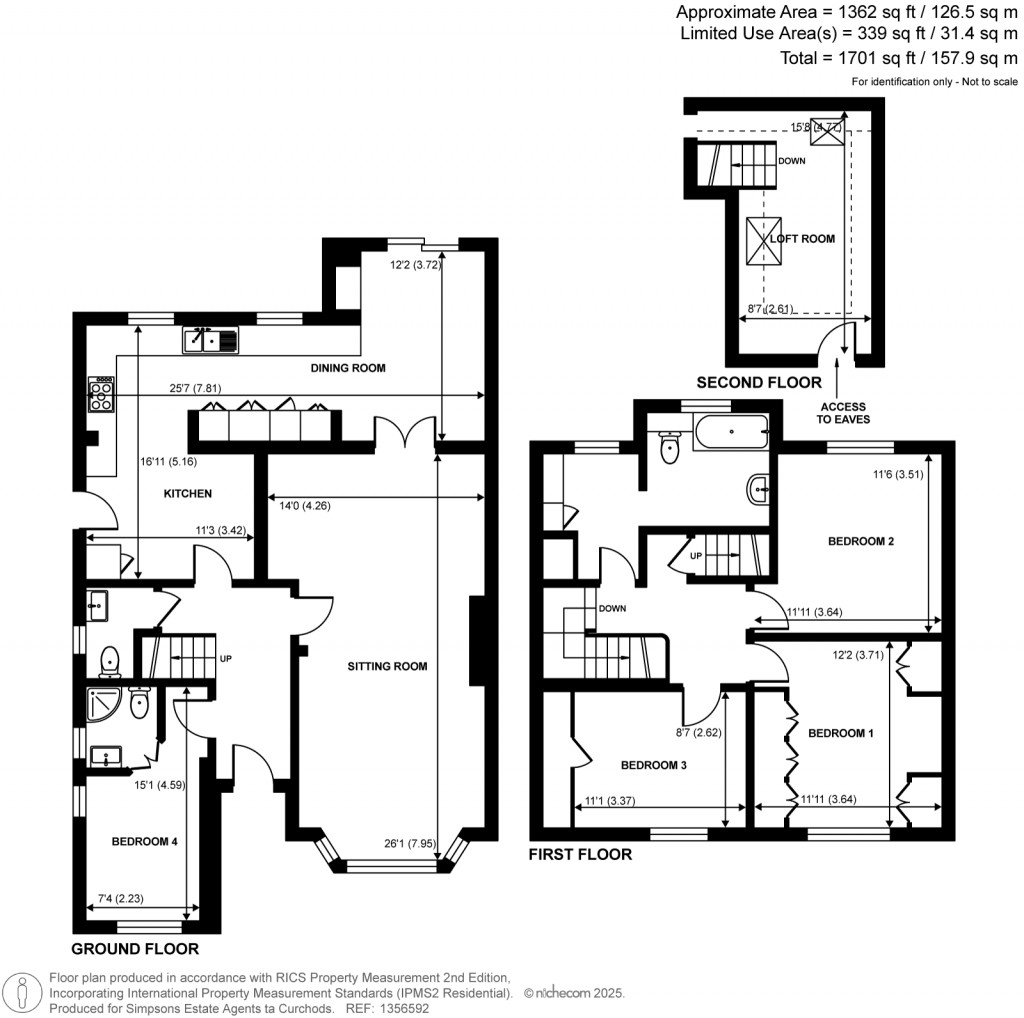 Floorplans For Oriental Road, Woking, Surrey