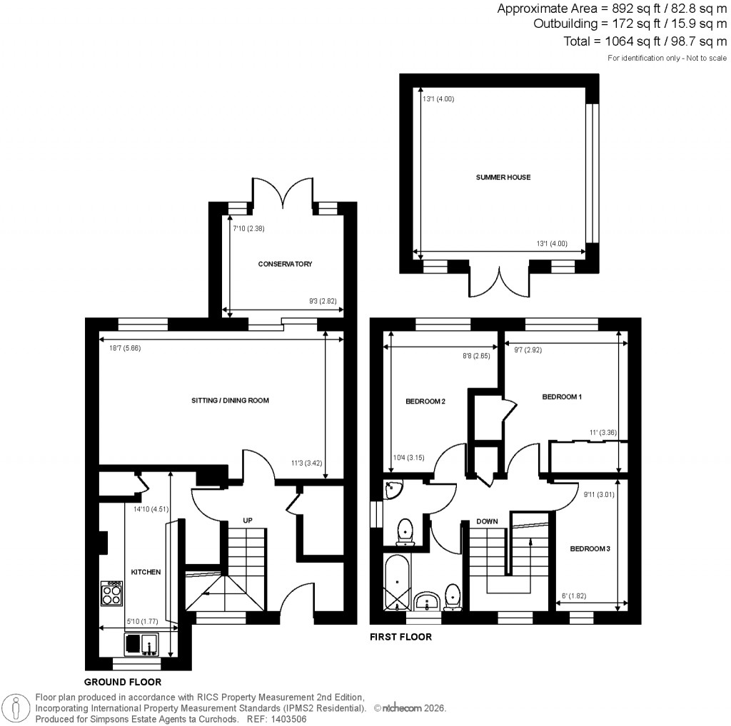 Floorplans For Langmans Way, Woking, Surrey