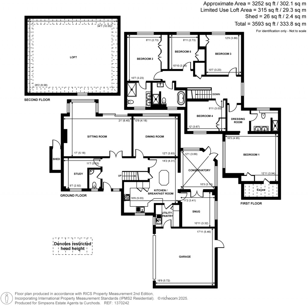Floorplans For Horsell, Woking, Surrey