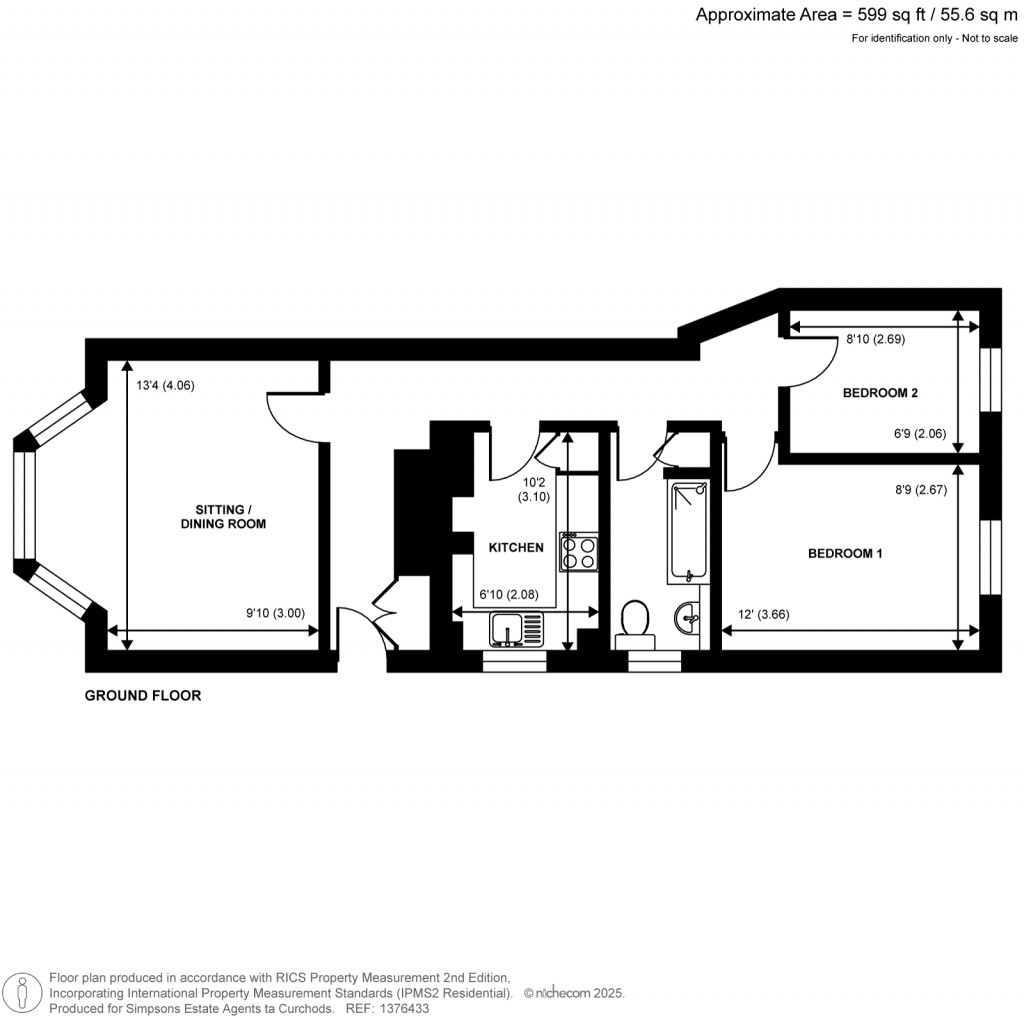 Floorplans For Claremont Avenue, Woking