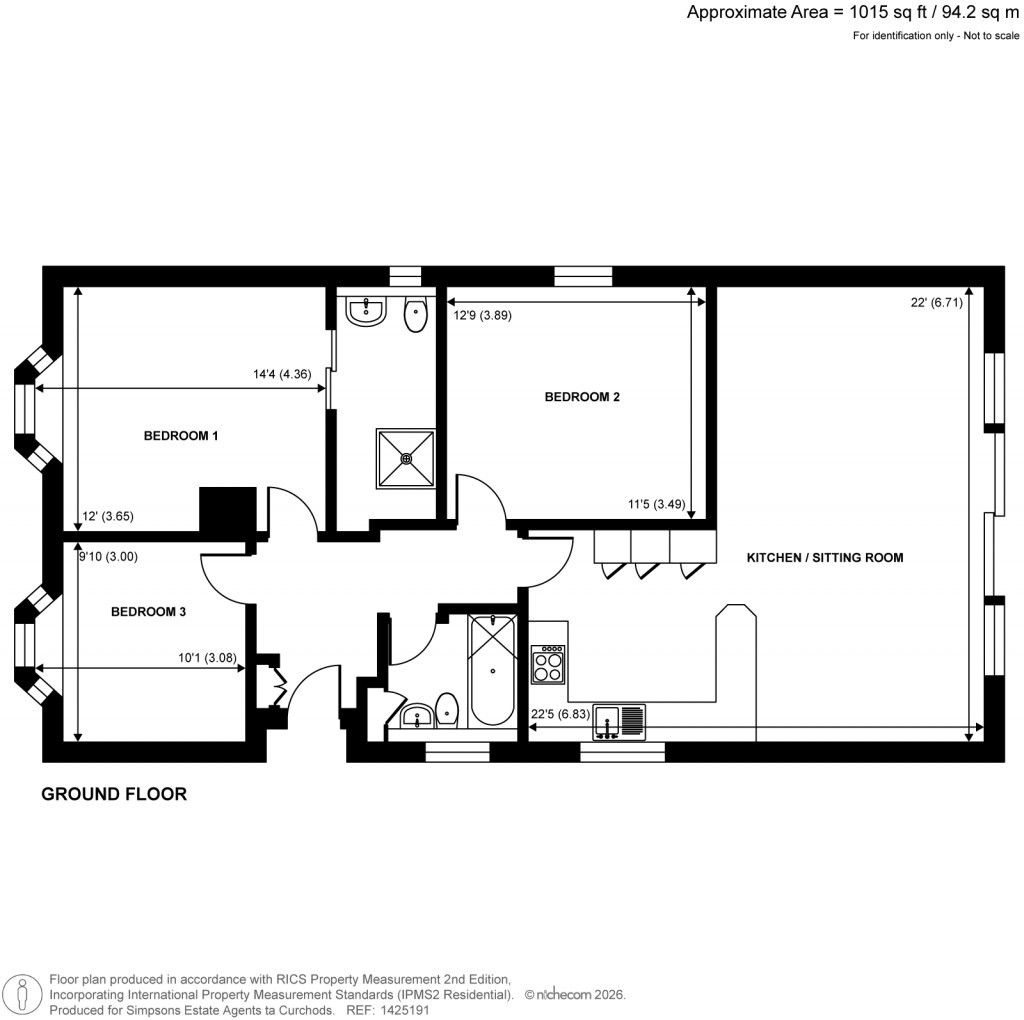 Floorplans For Knaphill, Woking, Surrey