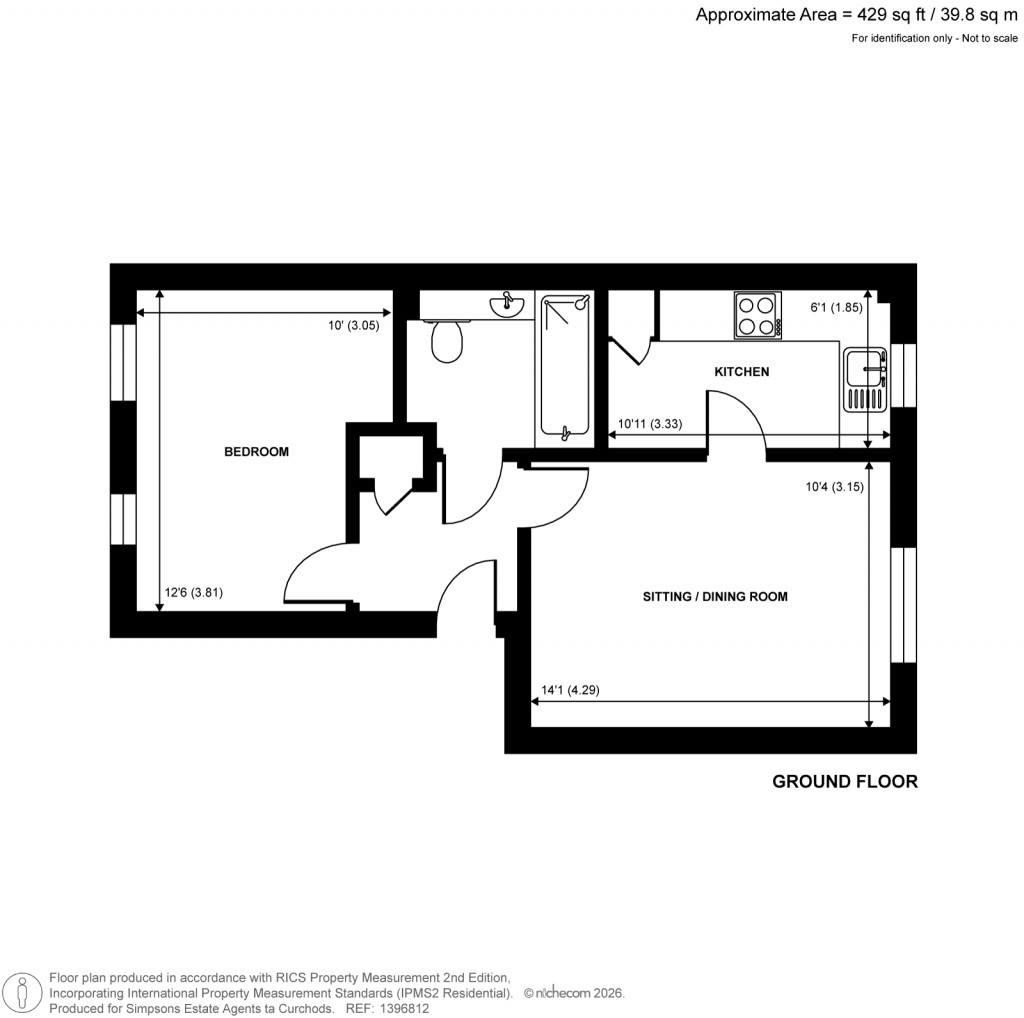 Floorplans For Ashdown Close, Woking