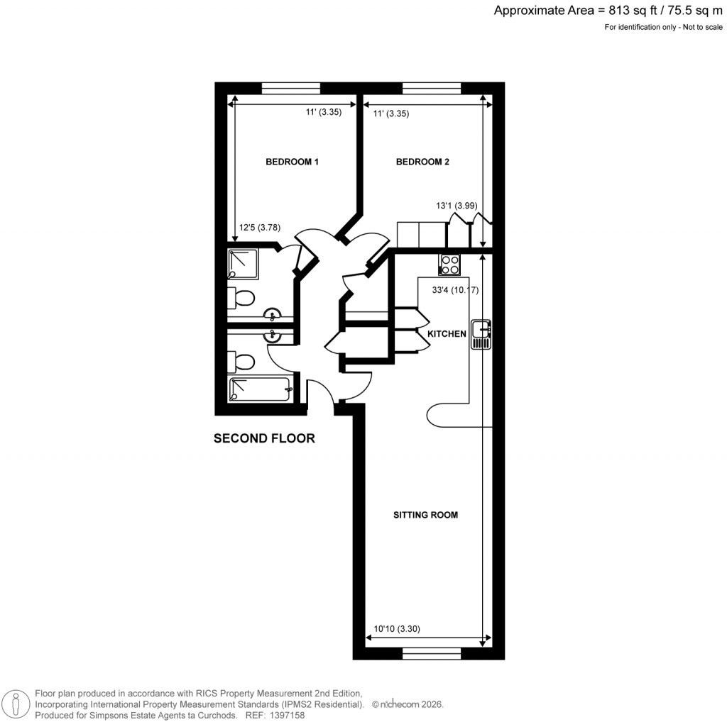 Floorplans For Goldsworth Road, Woking, Surrey