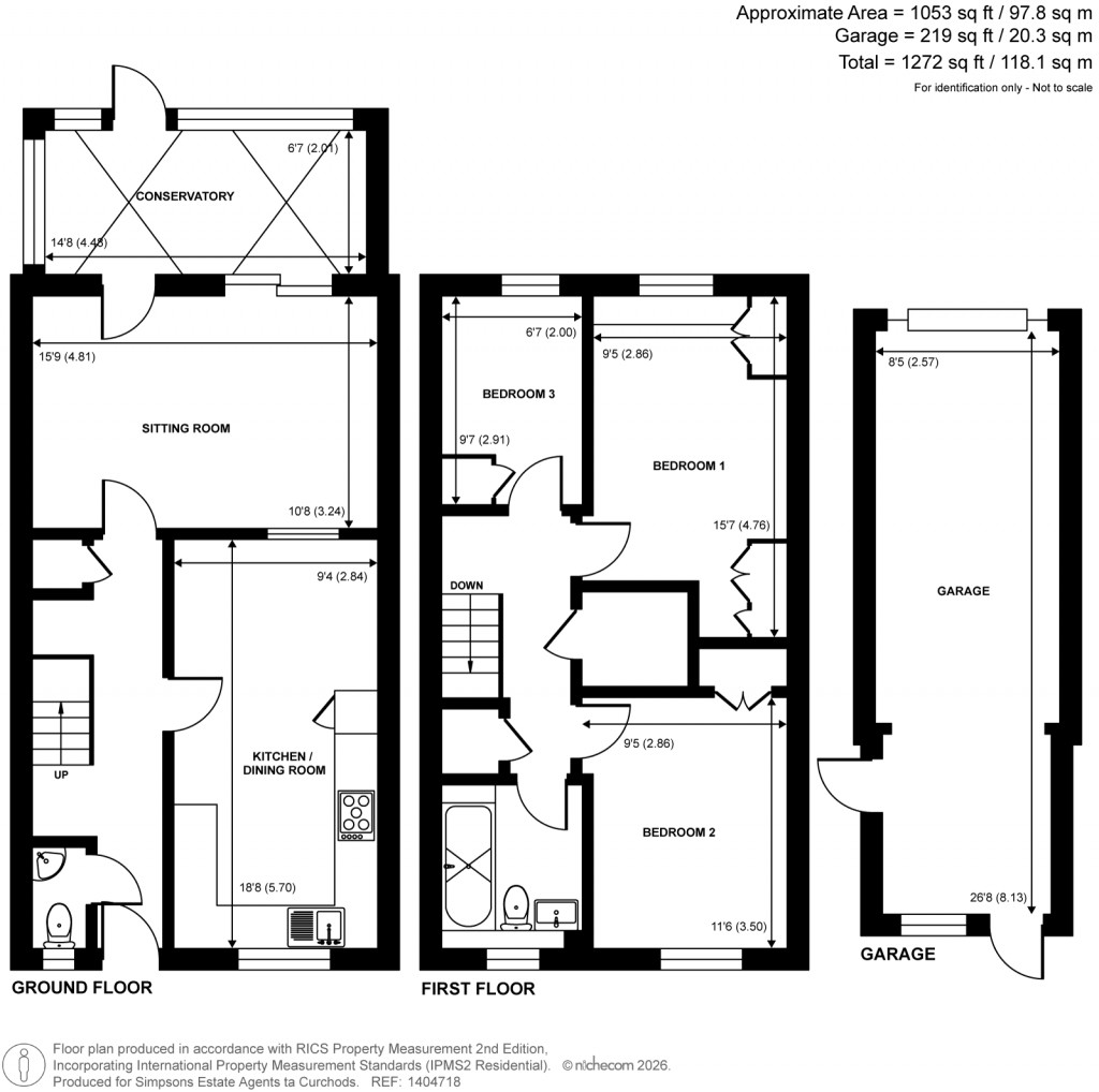 Floorplans For St Johns, Woking, Surrey
