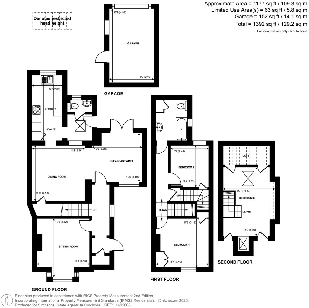 Floorplans For Cheapside, Horsell, Surrey