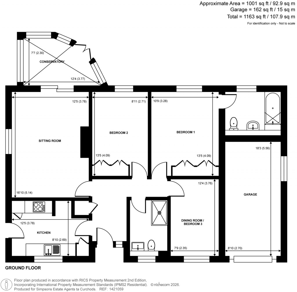 Floorplans For College Lane, Woking