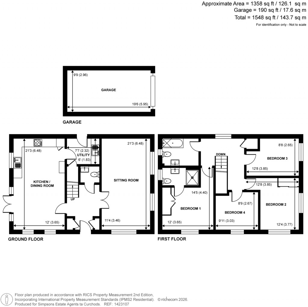 Floorplans For Clockbarn Way, Send, Woking