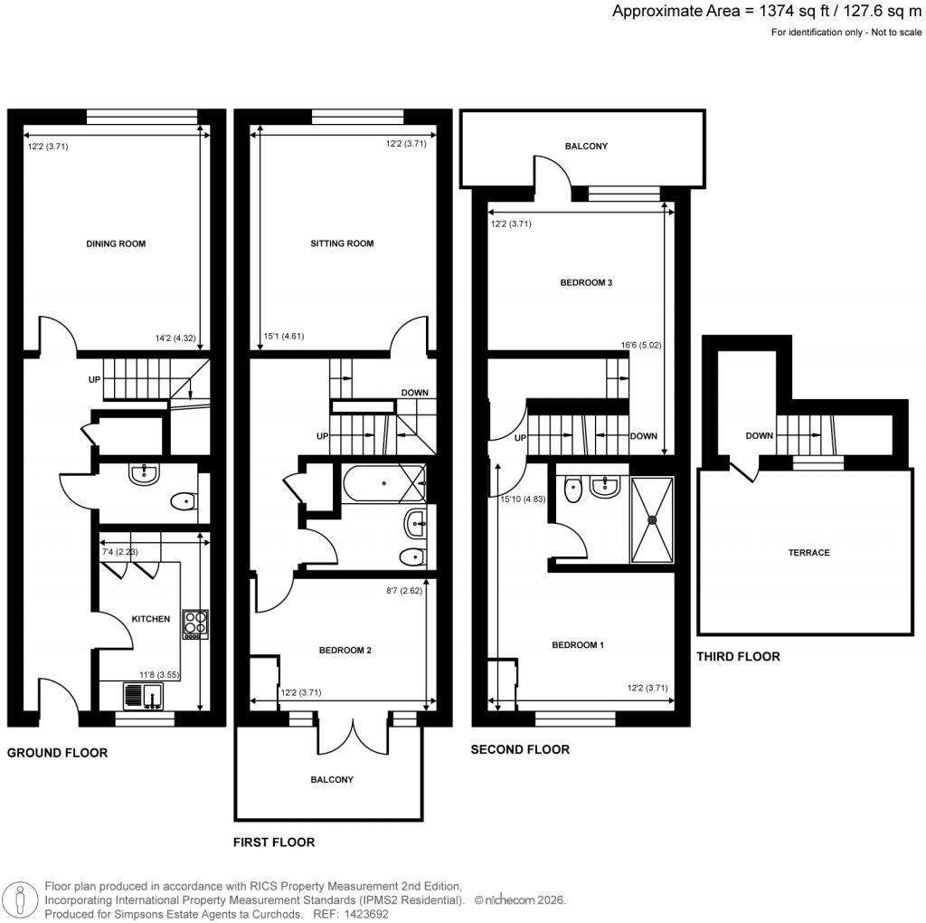 Floorplans For Old Woking, Woking, Surrey