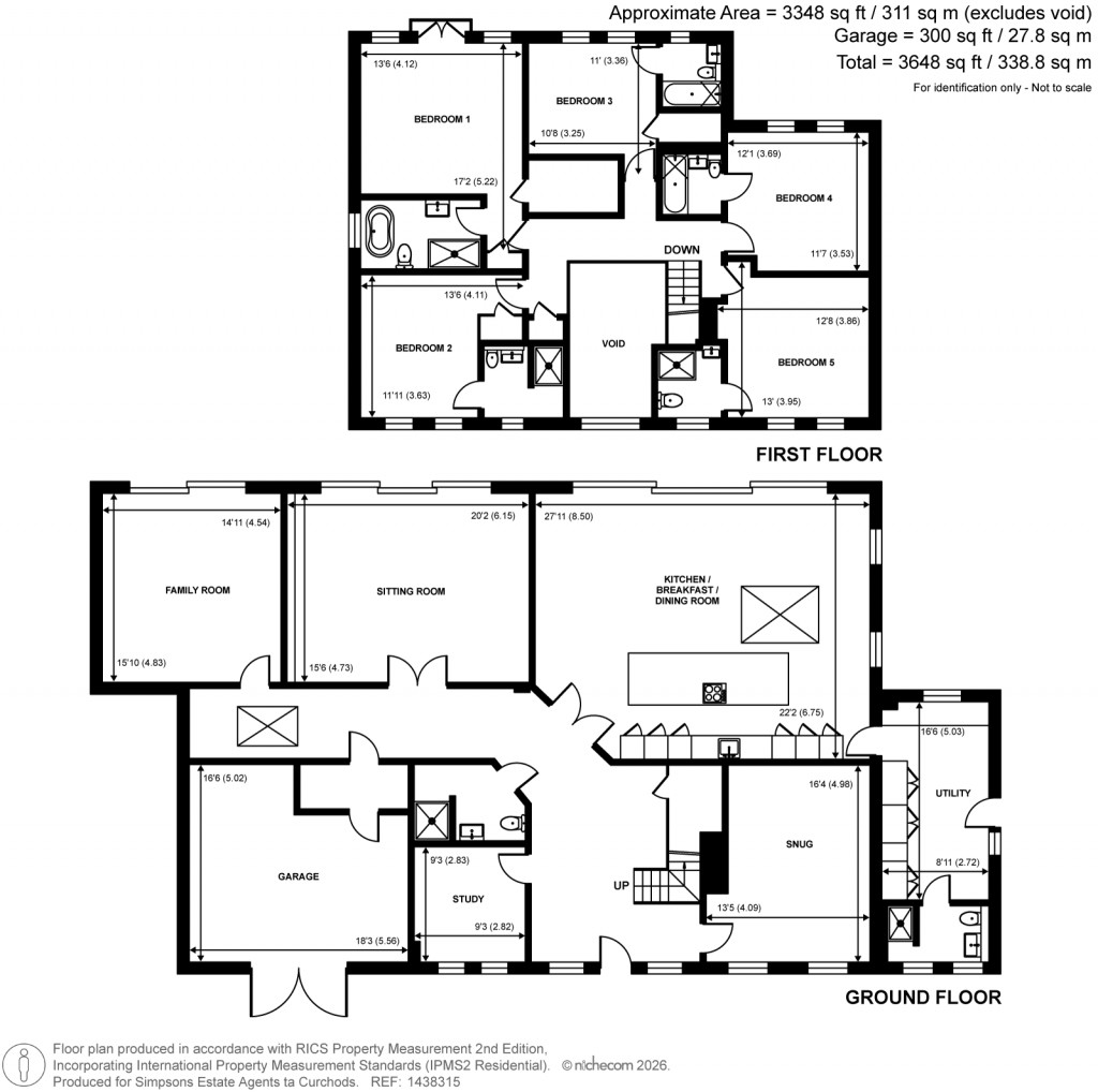 Floorplans For Worplesdon, Guildford, Surrey