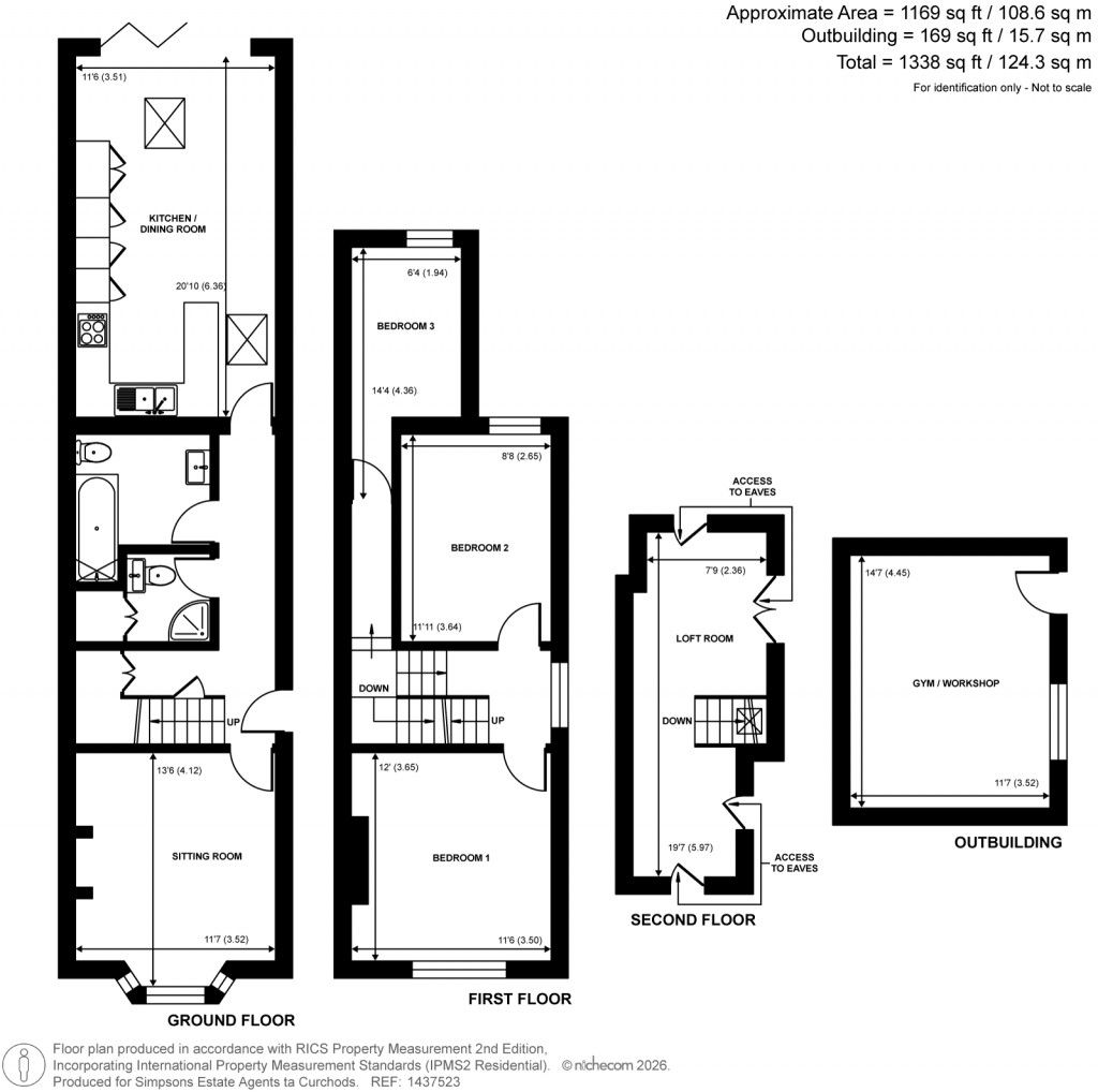 Floorplans For Knaphill, Woking, Surrey