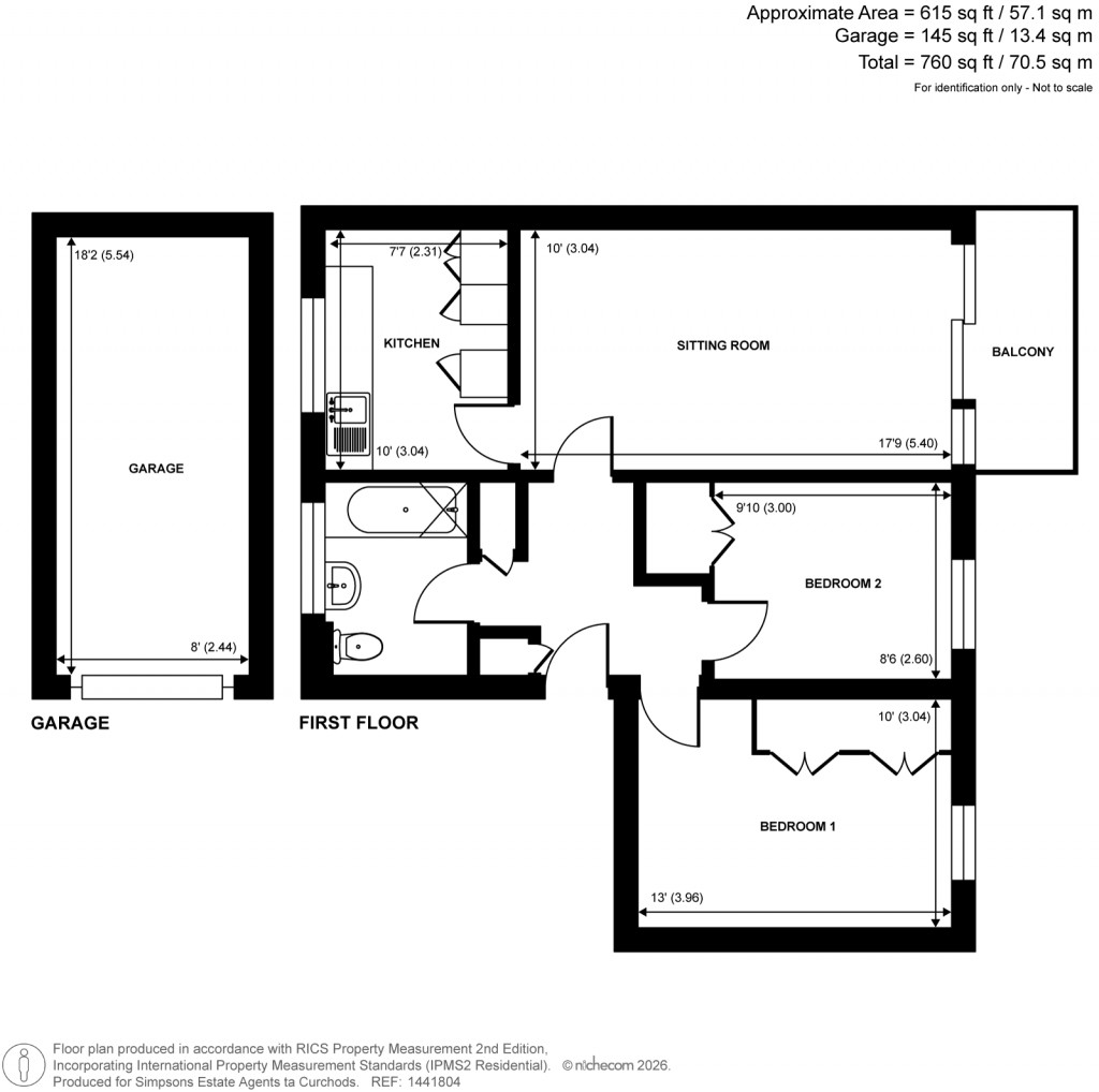 Floorplans For Fairview Avenue, Woking