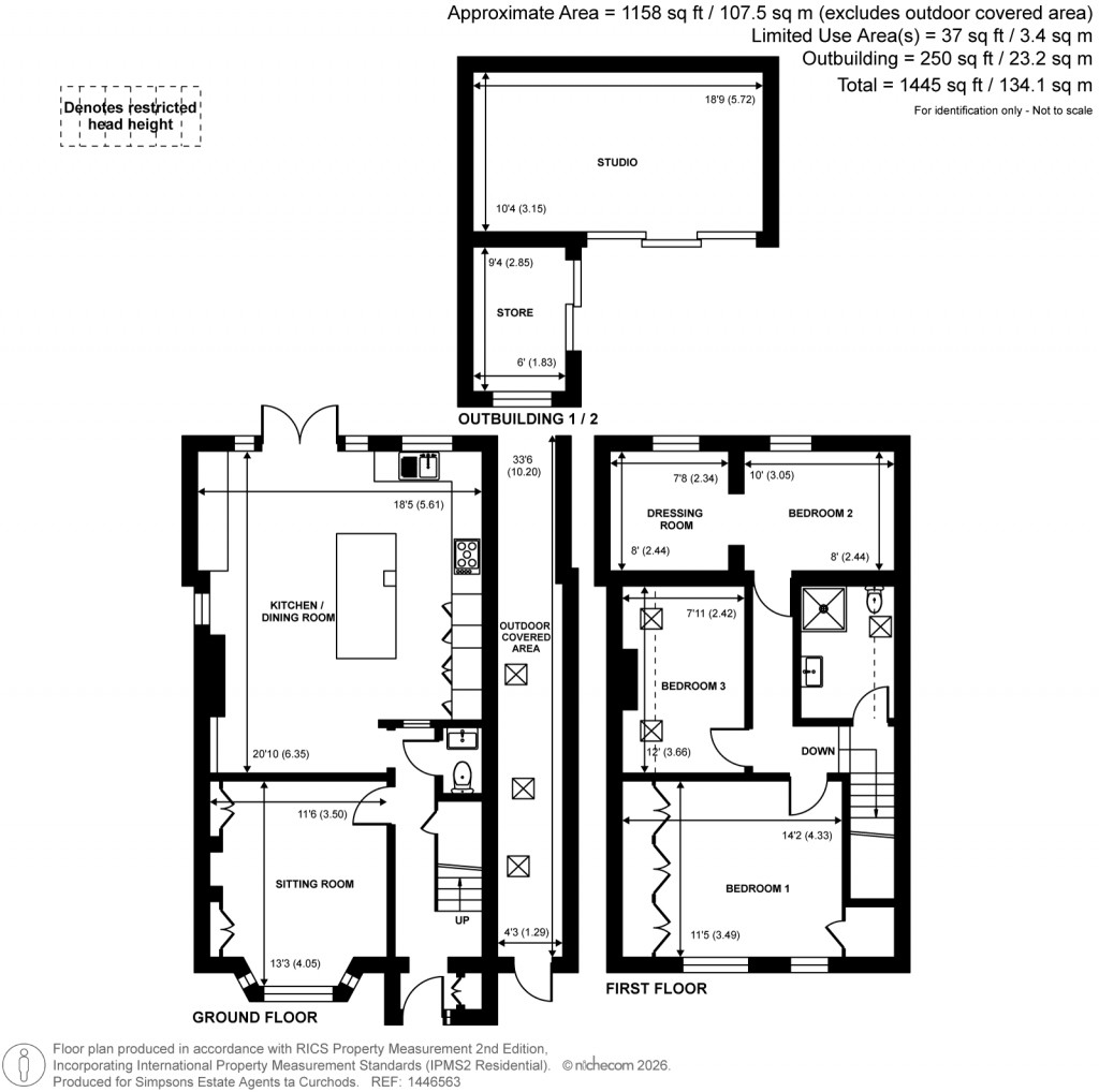 Floorplans For Horsell, Woking, Surrey