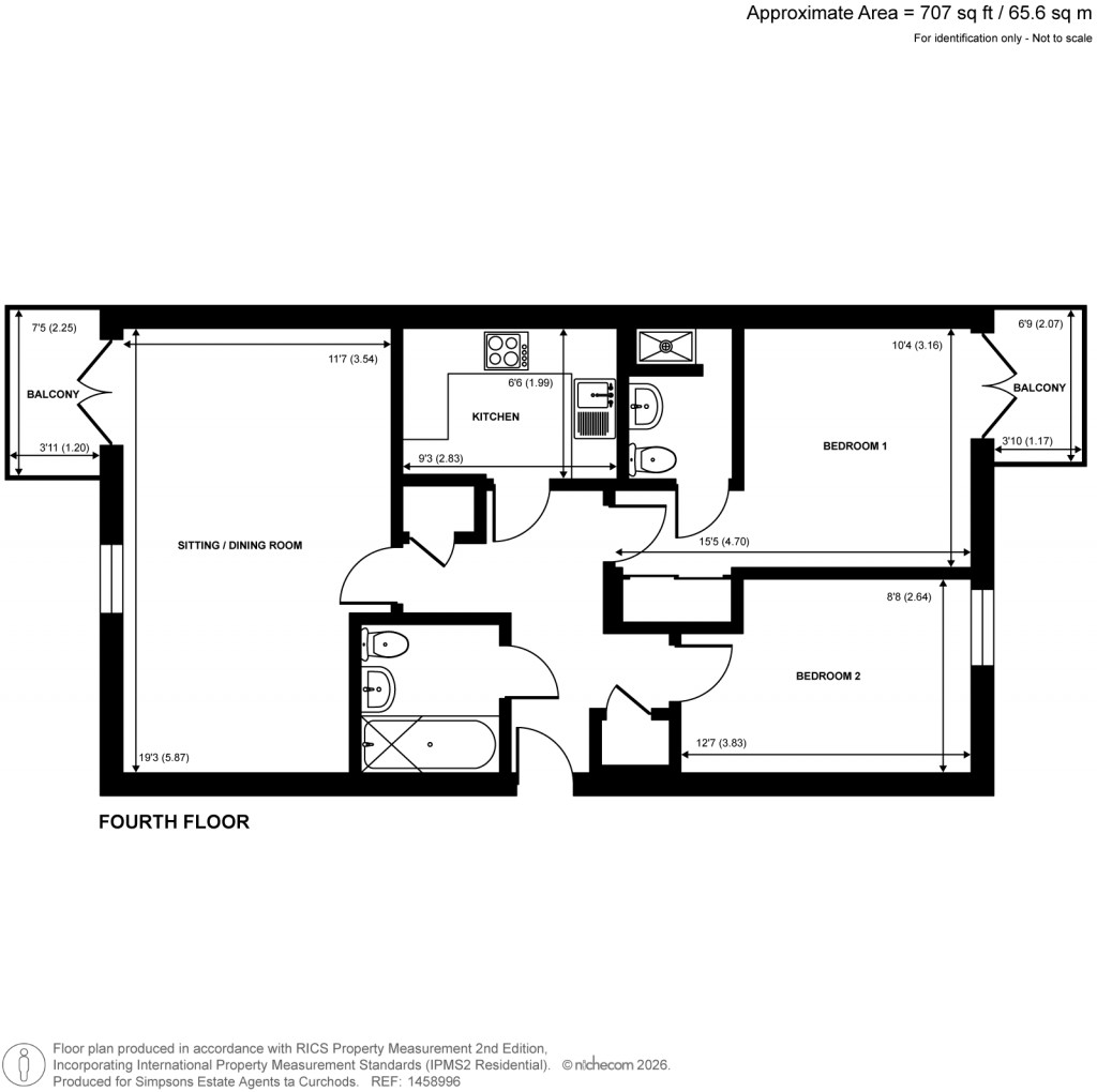 Floorplans For Victoria Way, Woking, Surrey