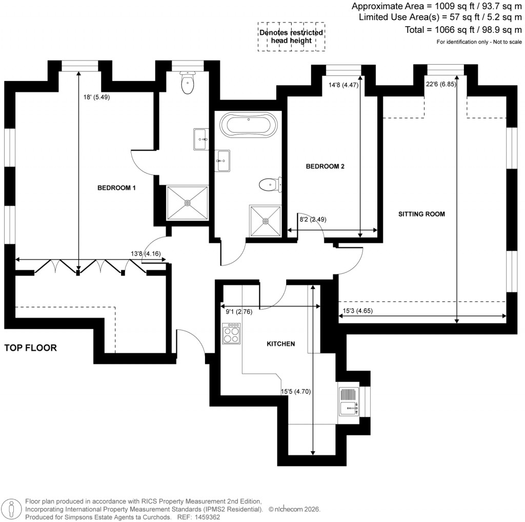 Floorplans For Horsell, Woking, Surrey