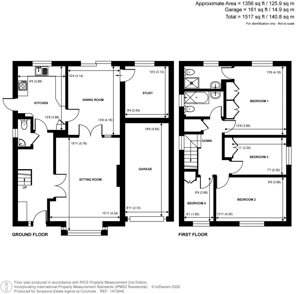 Floorplans For Knaphill, Woking, Surrey