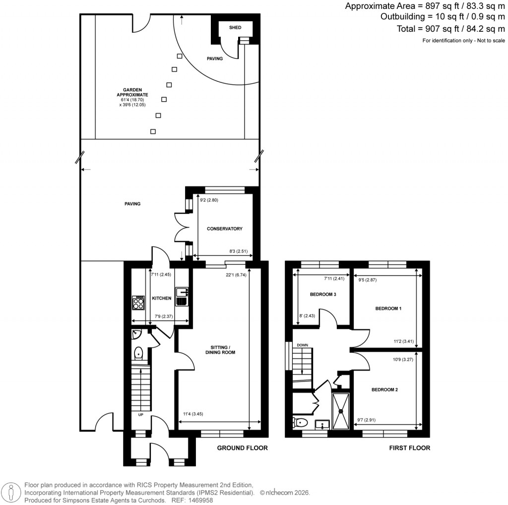 Floorplans For Knaphill, Woking, Surrey