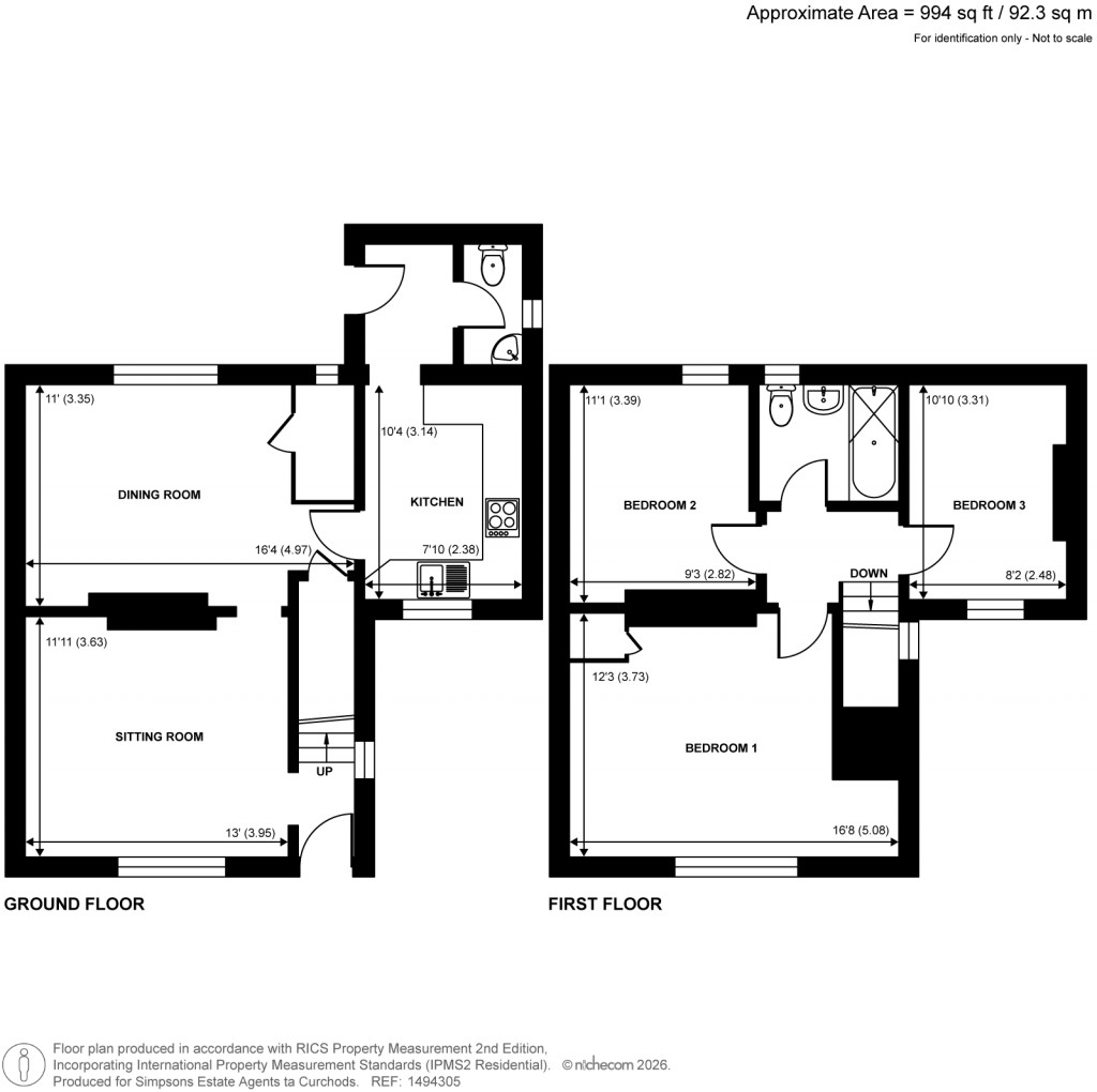 Floorplans For Mayford Green, Woking, Surrey