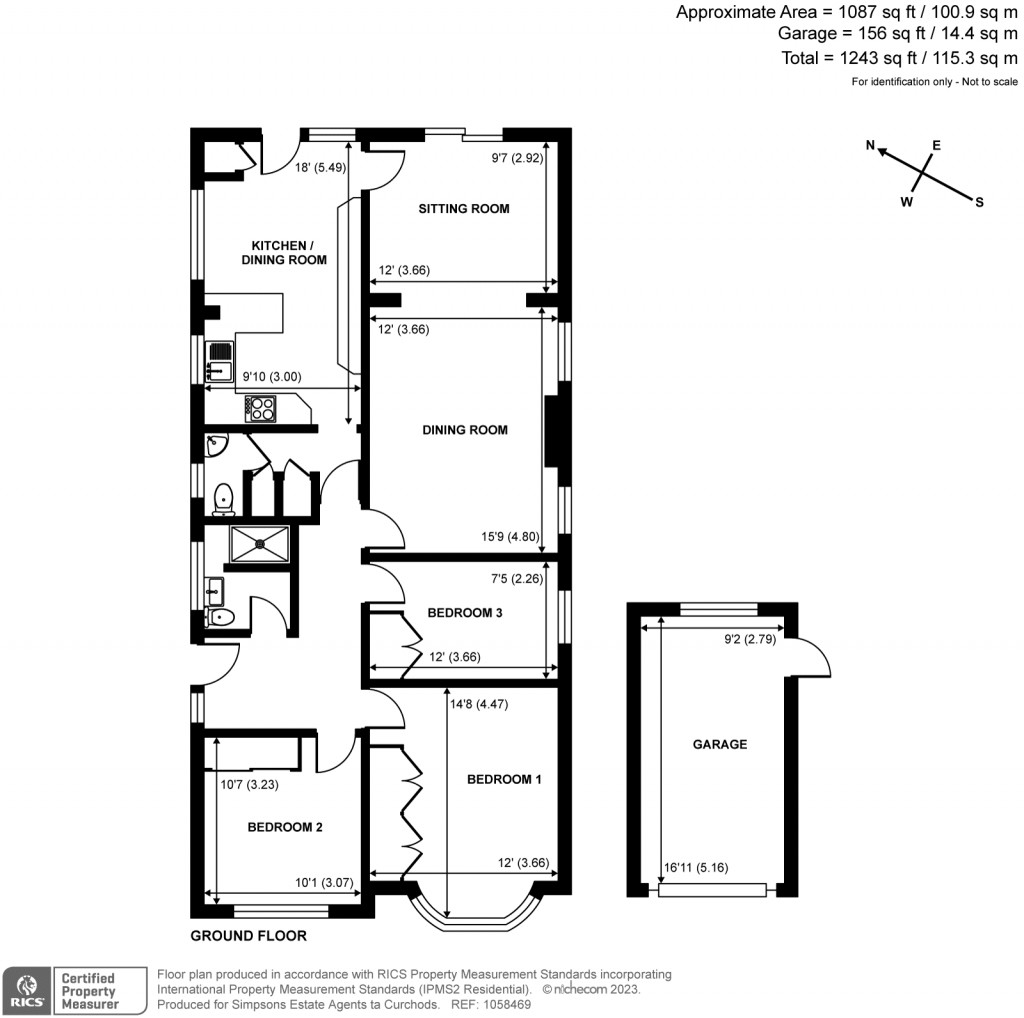Floorplans For Potters Lane, Send, GU23