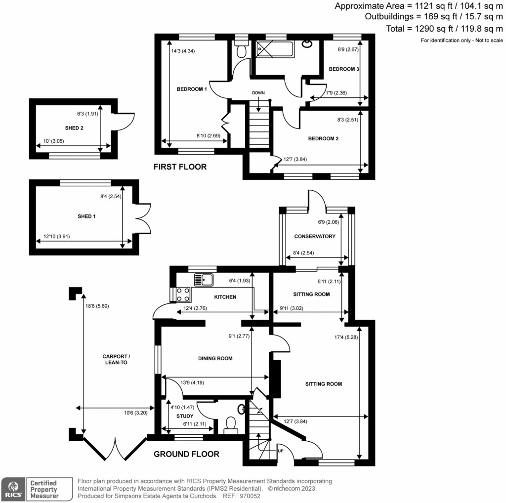 Floorplans For Laburnum Road, Woking, GU22