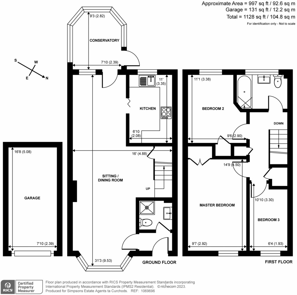 Floorplans For Broomhall End, Woking, GU21