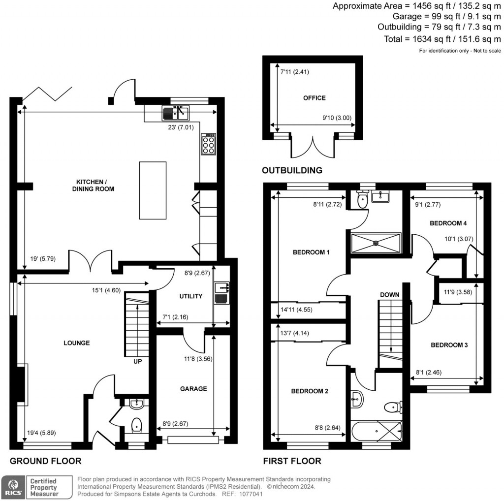 Floorplans For Parklands, Addlestone, KT15