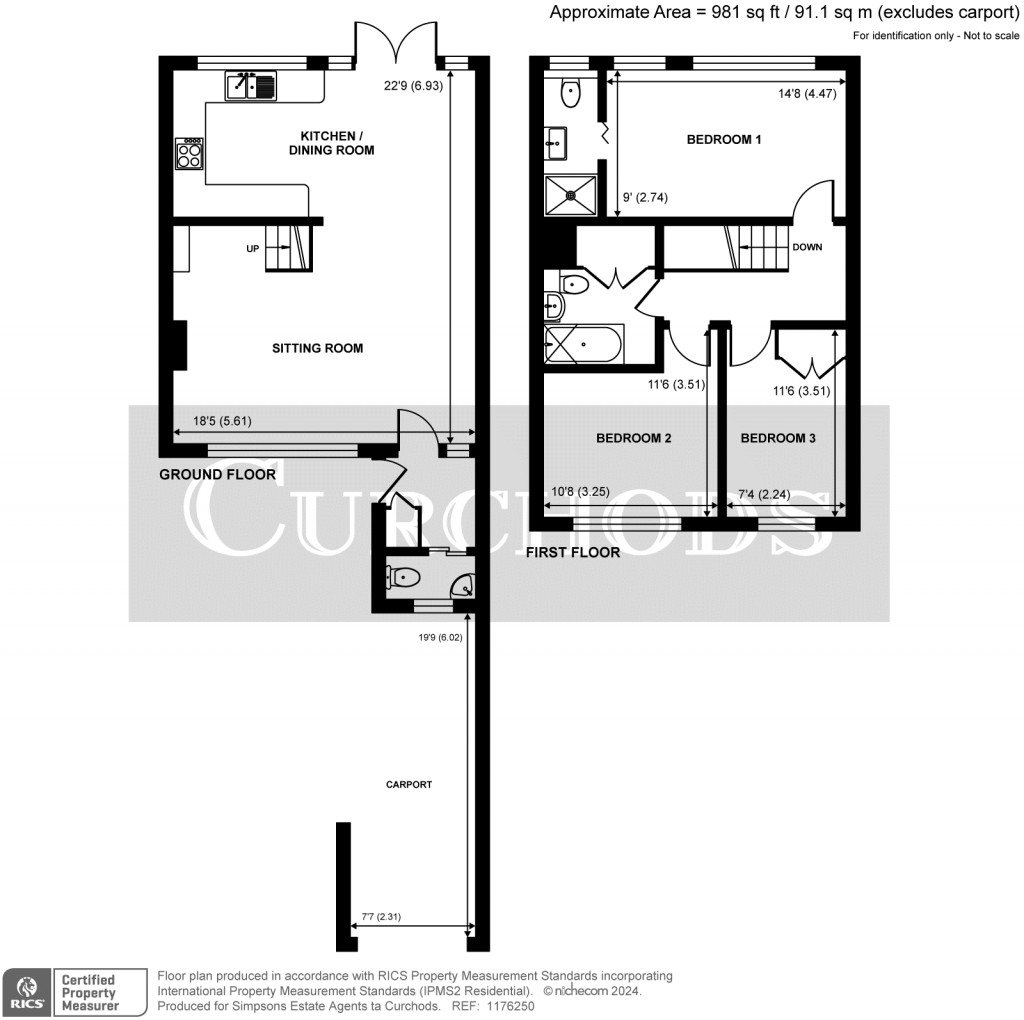 Floorplans For Oak Bank, Woking, GU22