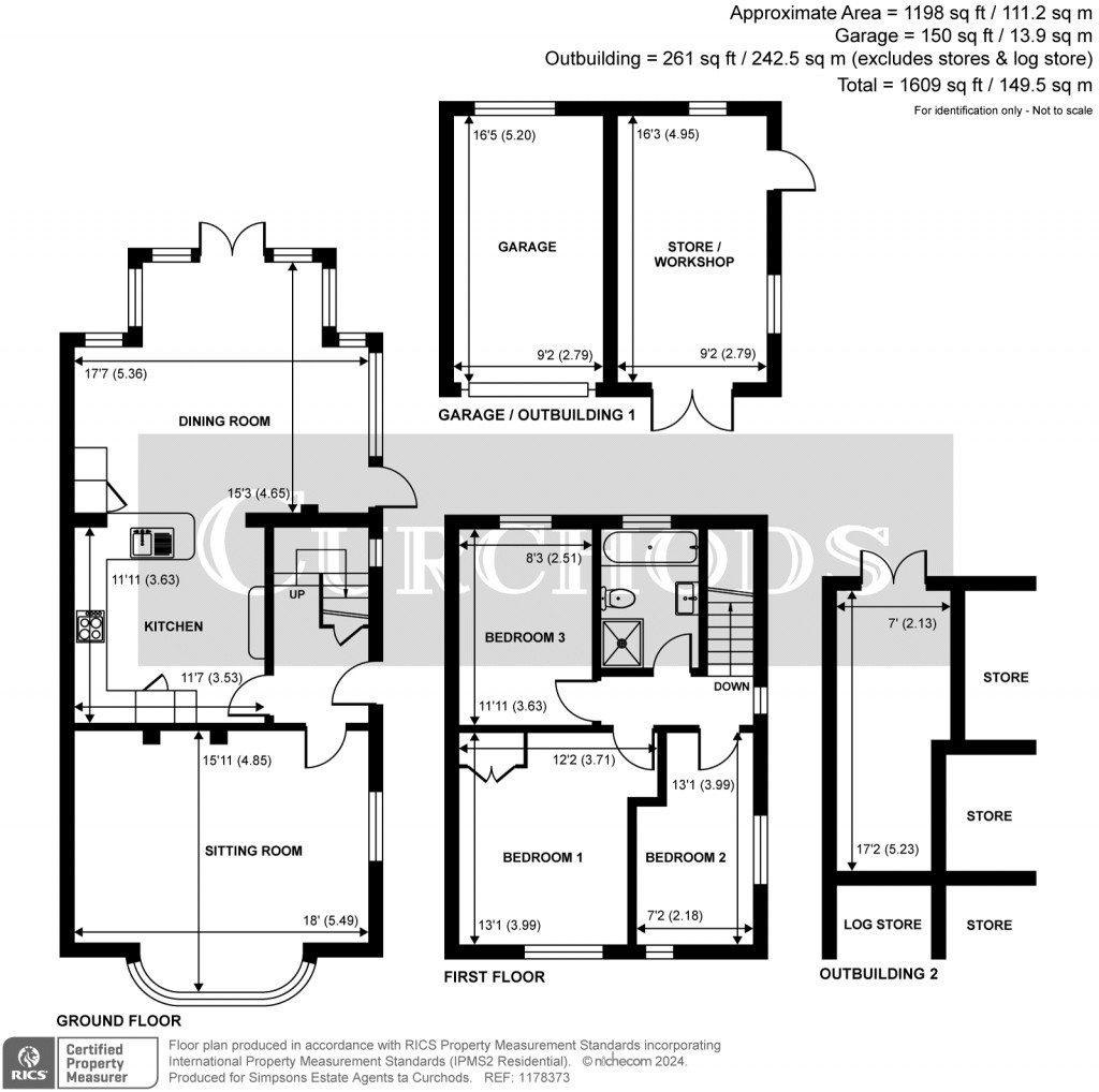 Floorplans For Hillside, Woking, Surrey
