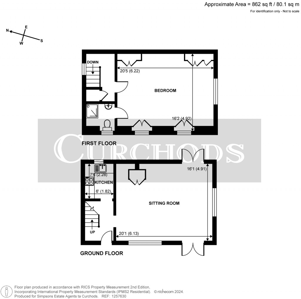 Floorplans For Ottershaw, Chertsey, Surrey