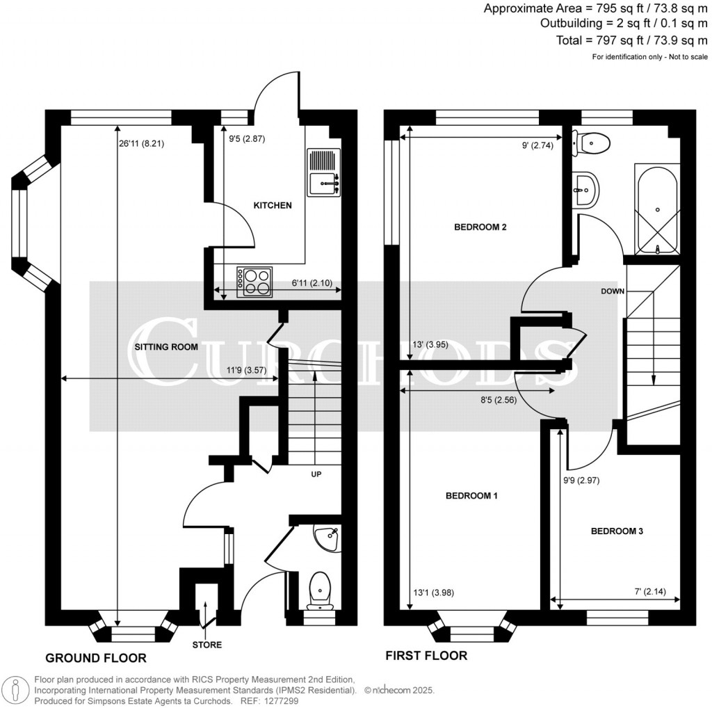 Floorplans For Mount Hermon Road, Woking, GU22