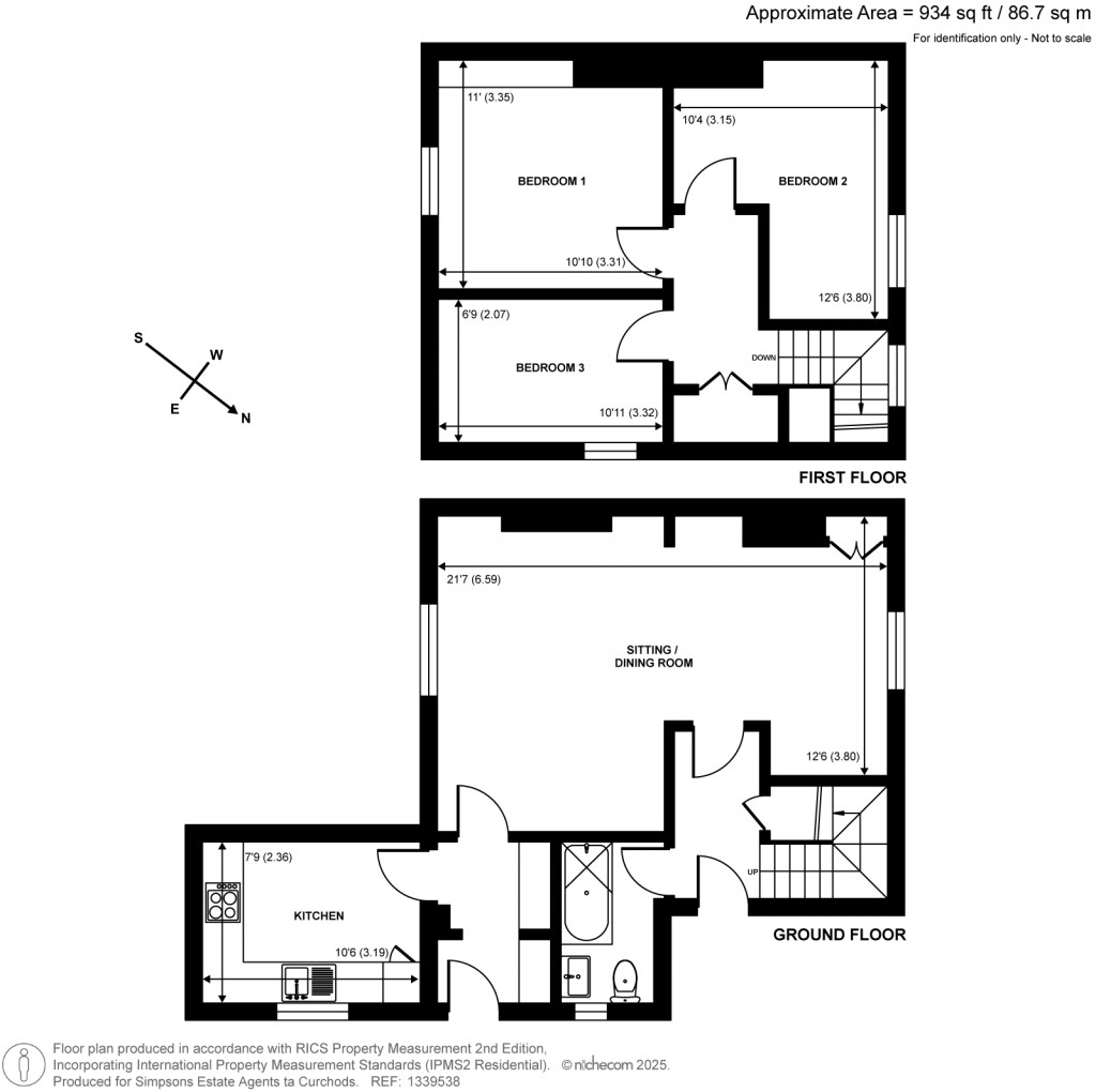 Floorplans For Old Woking Road, Woking, Surrey