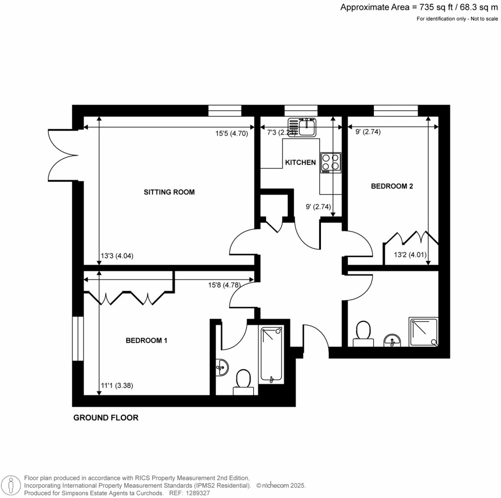 Floorplans For Kingsway, Woking, Surrey