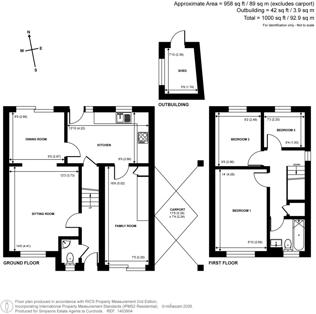 Floorplans For Knaphill, Woking, Surrey