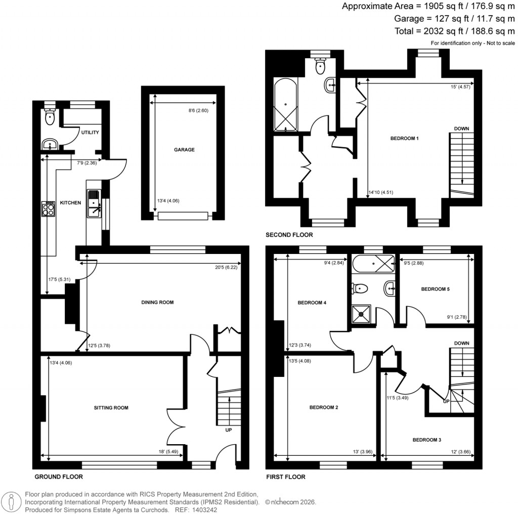 Floorplans For Lavender Park Road, West Byfleet, Surrey