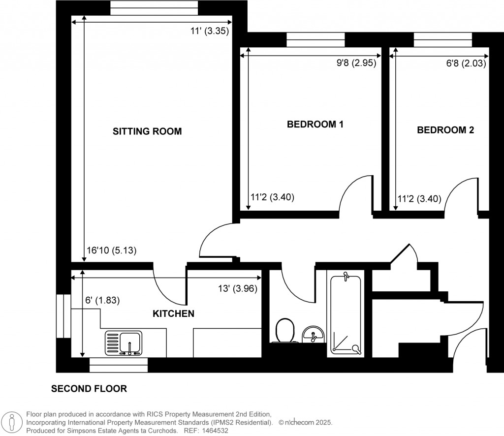 Floorplans For Calluna Court, Woking, Surrey