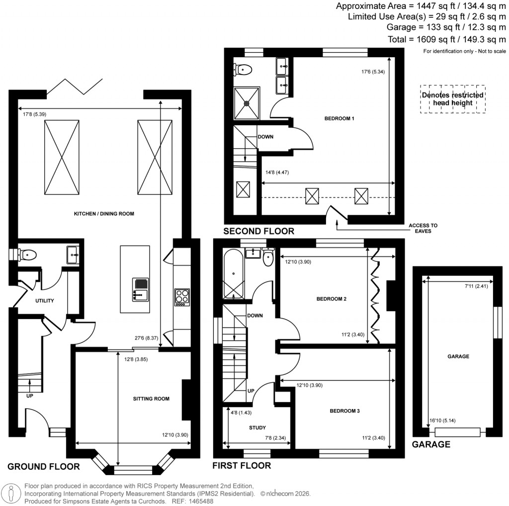 Floorplans For Brookwood, Woking, Surrey