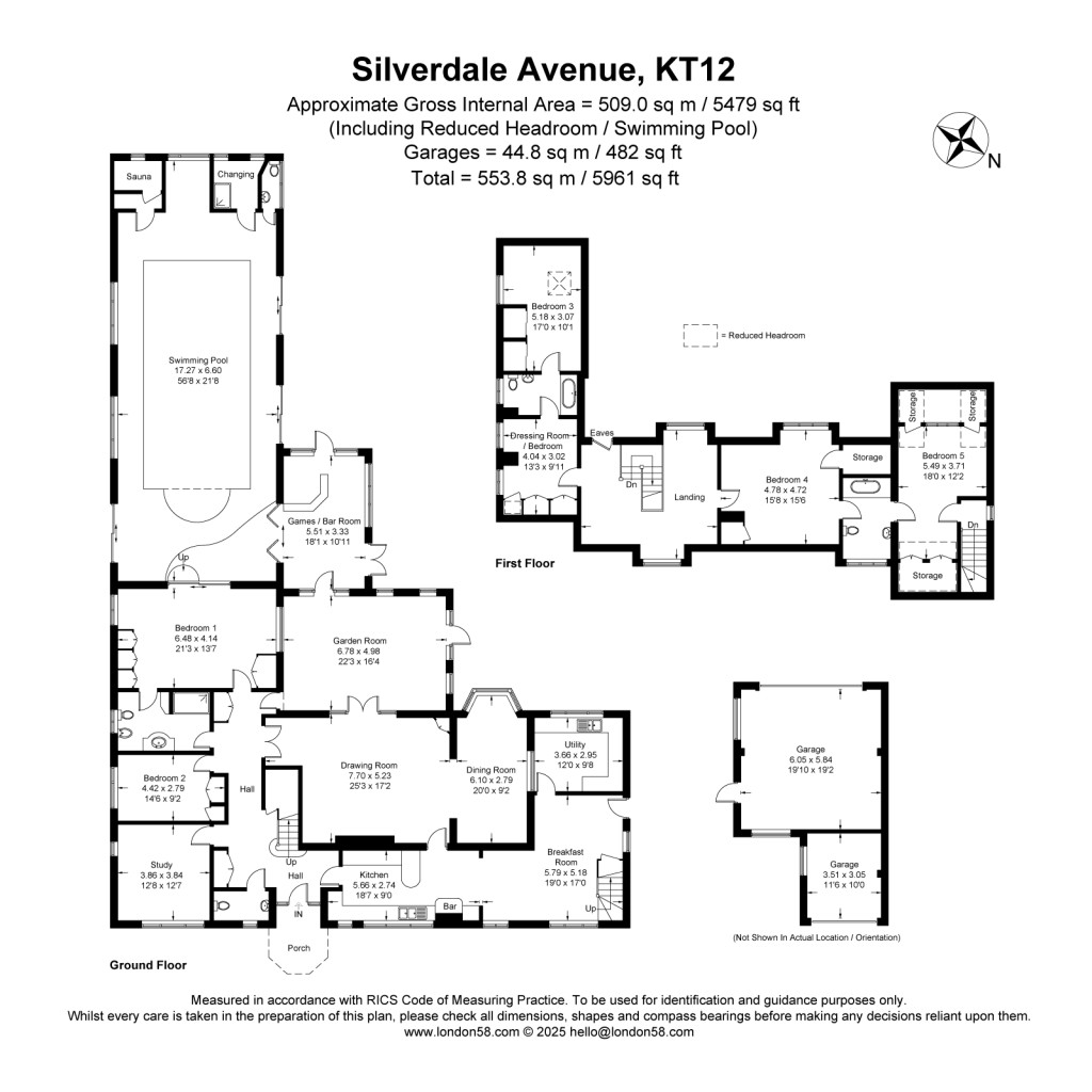 Floorplans For Silverdale Avenue, Ashley Park, KT12