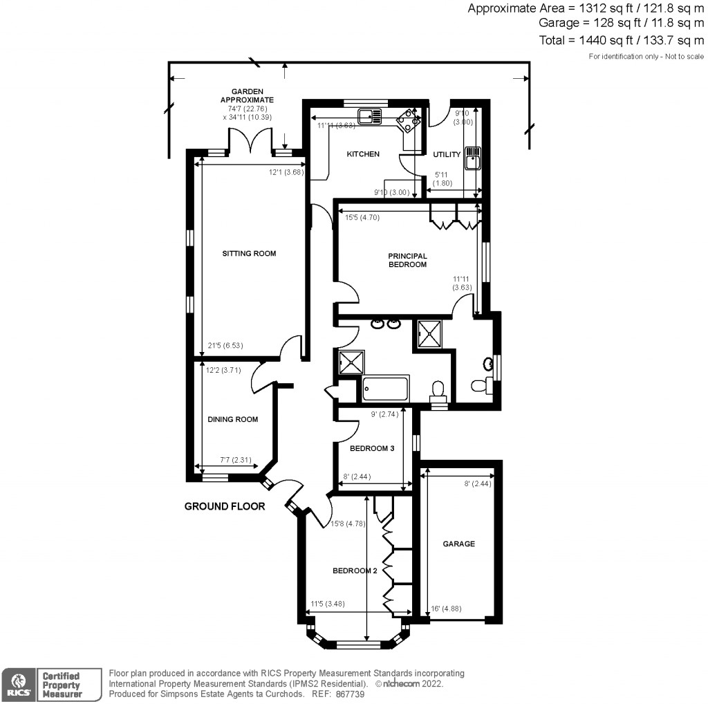 Floorplans For Ringmore Road, Walton-On-Thames, KT12