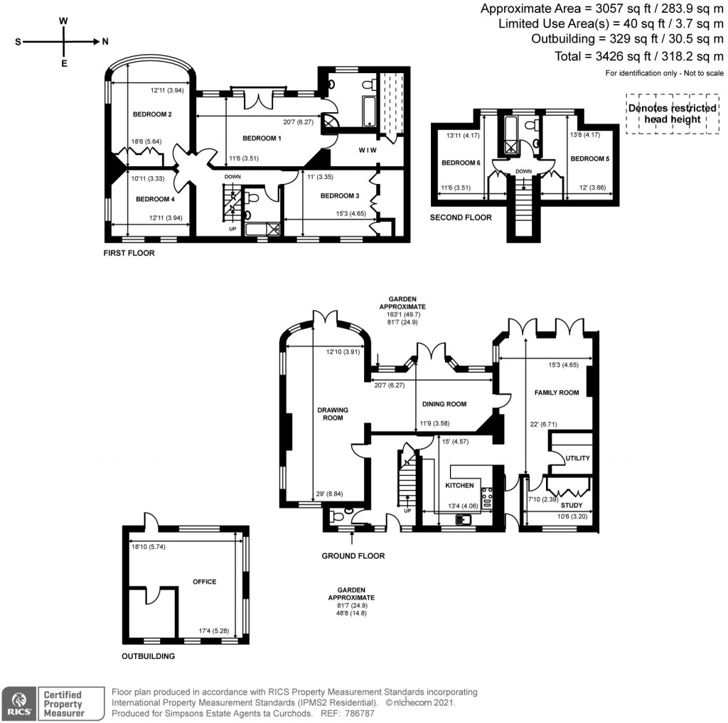 Floorplans For Westcar Lane, Walton-On-Thames, KT12