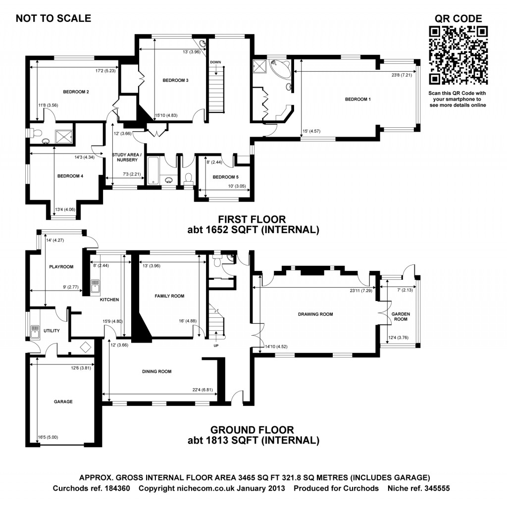 Floorplans For Ashley Park Avenue, Ashley Park, Walton-On-Thames