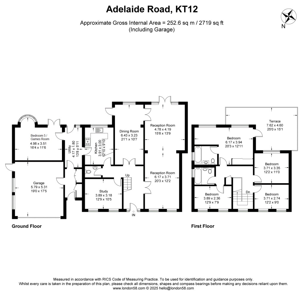 Floorplans For Adelaide Road, Walton-On-Thames, Surrey