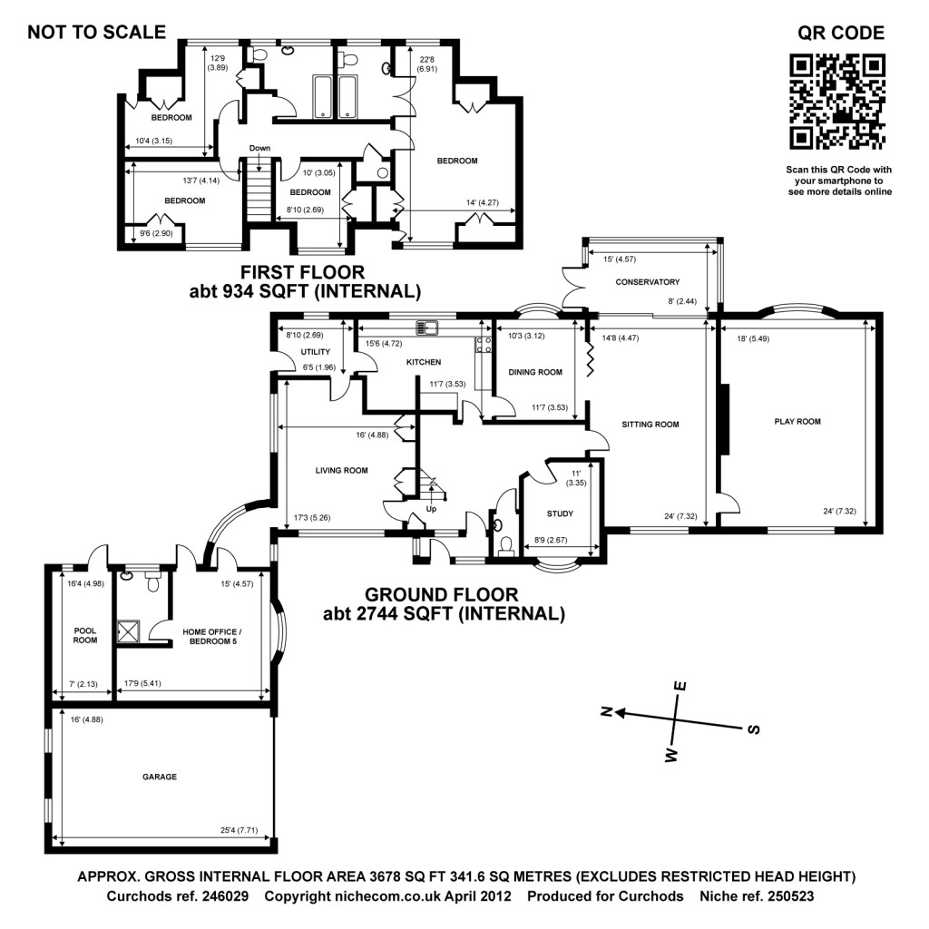Floorplans For Burwood Road, Walton-On-Thames, KT12