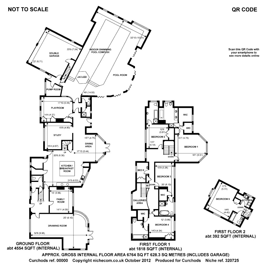 Floorplans For Silverdale Avenue, Ashley Park, Walton-On-Thames
