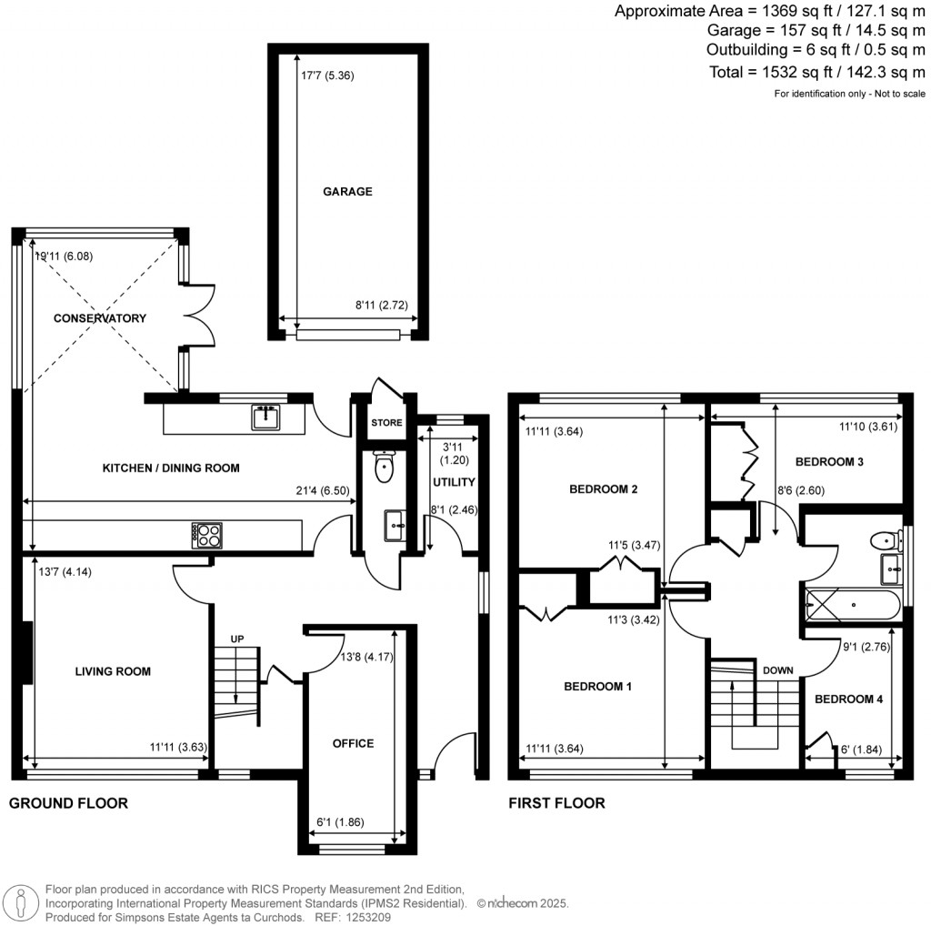 Floorplans For Rydens Road, Walton-On-Thames, Surrey
