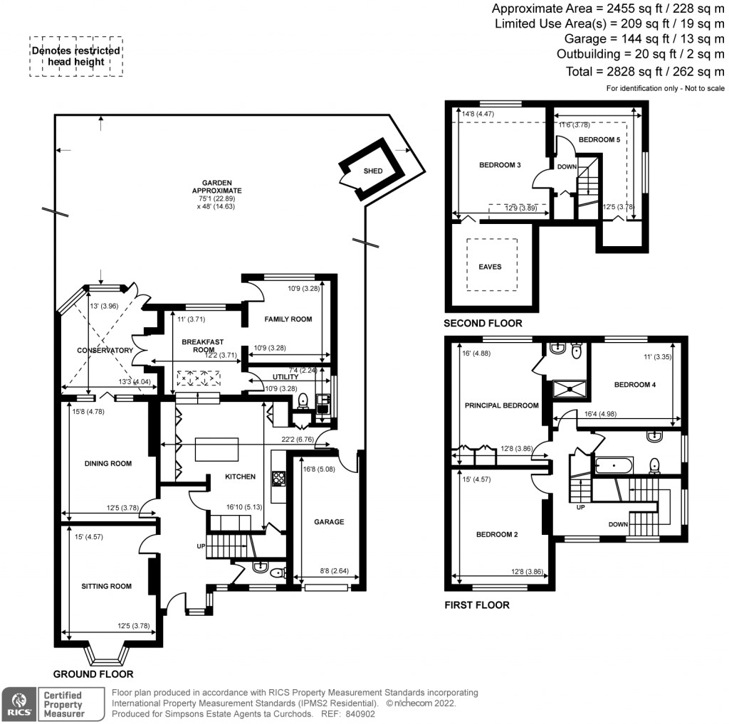 Floorplans For West Grove, Walton-on-Thames, Surrey