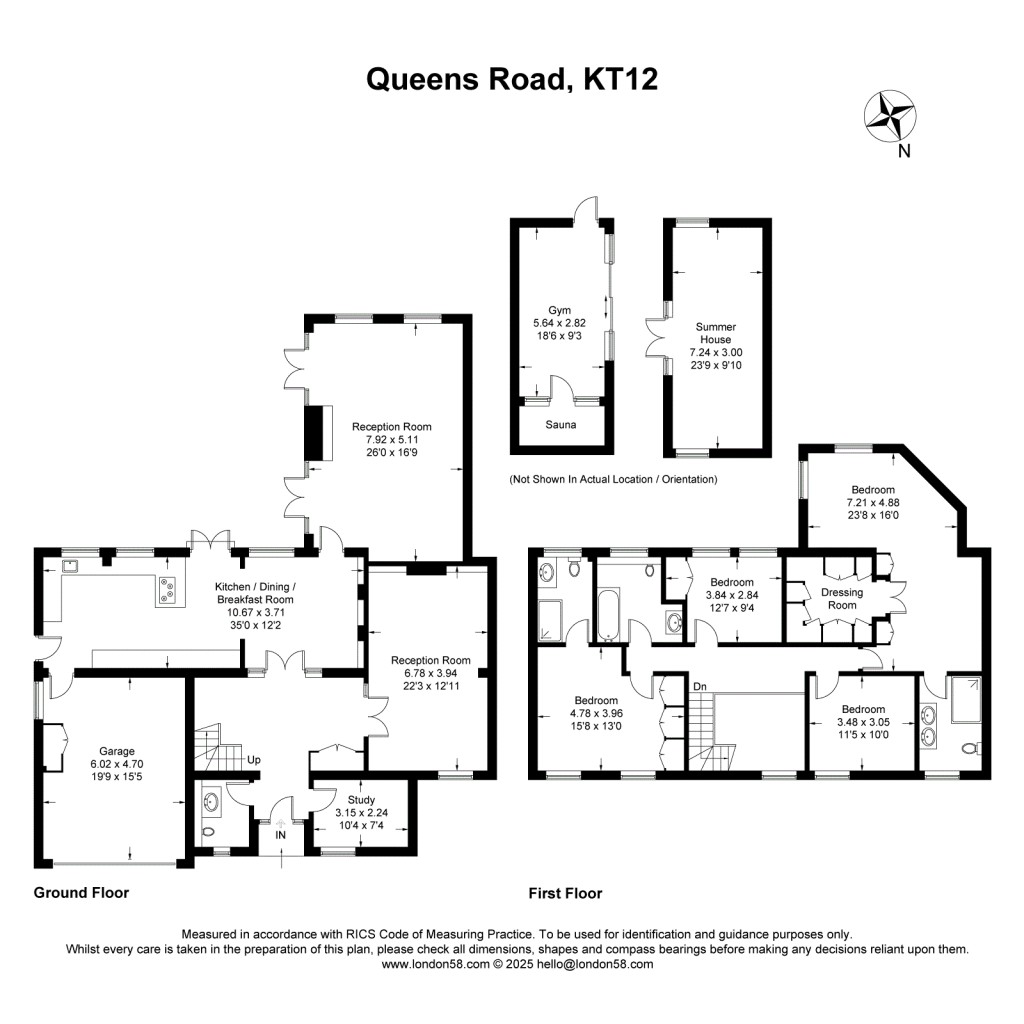 Floorplans For Queens Road, Walton-On-Thames, KT12