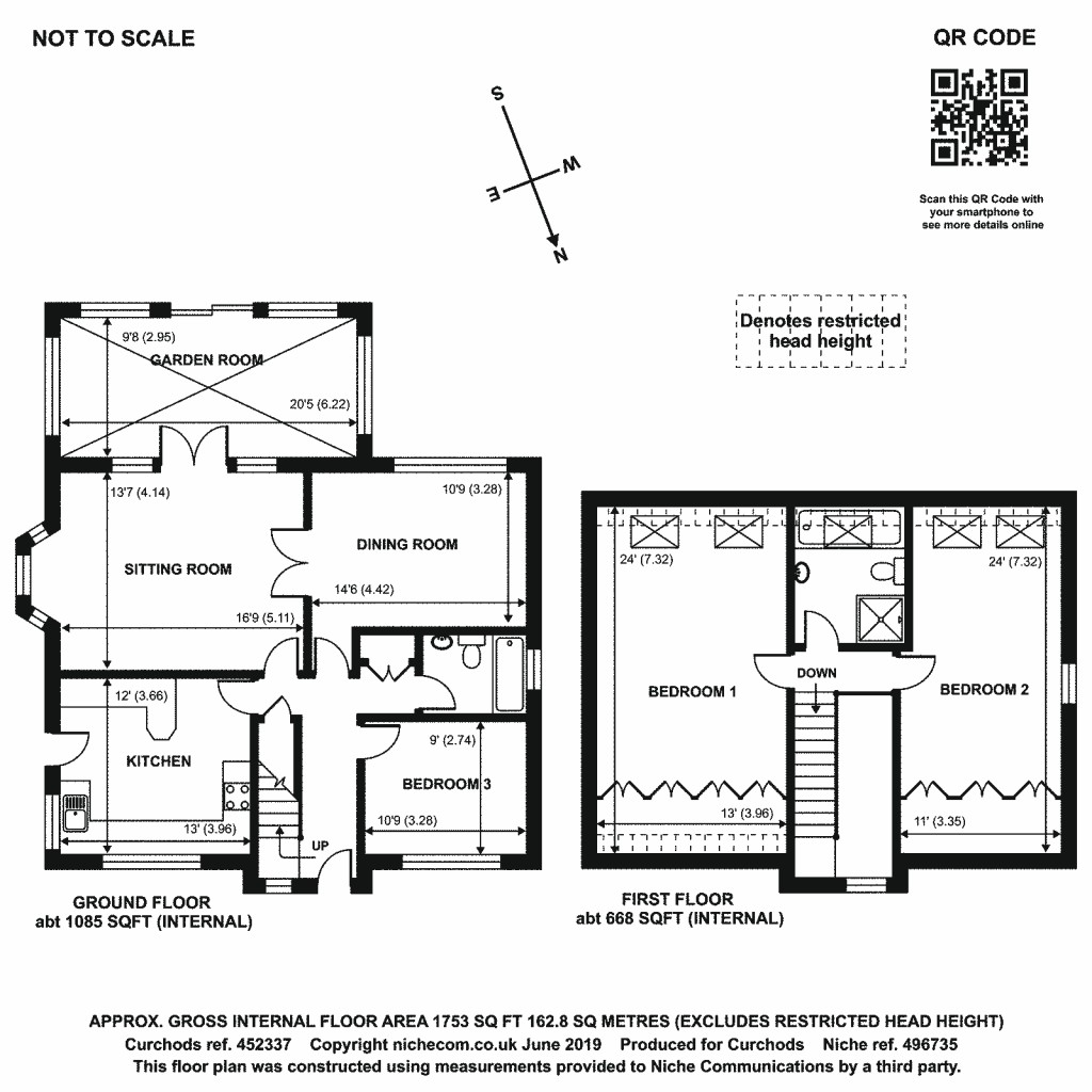 Floorplans For Shaldon Way, Walton-On-Thames, KT12
