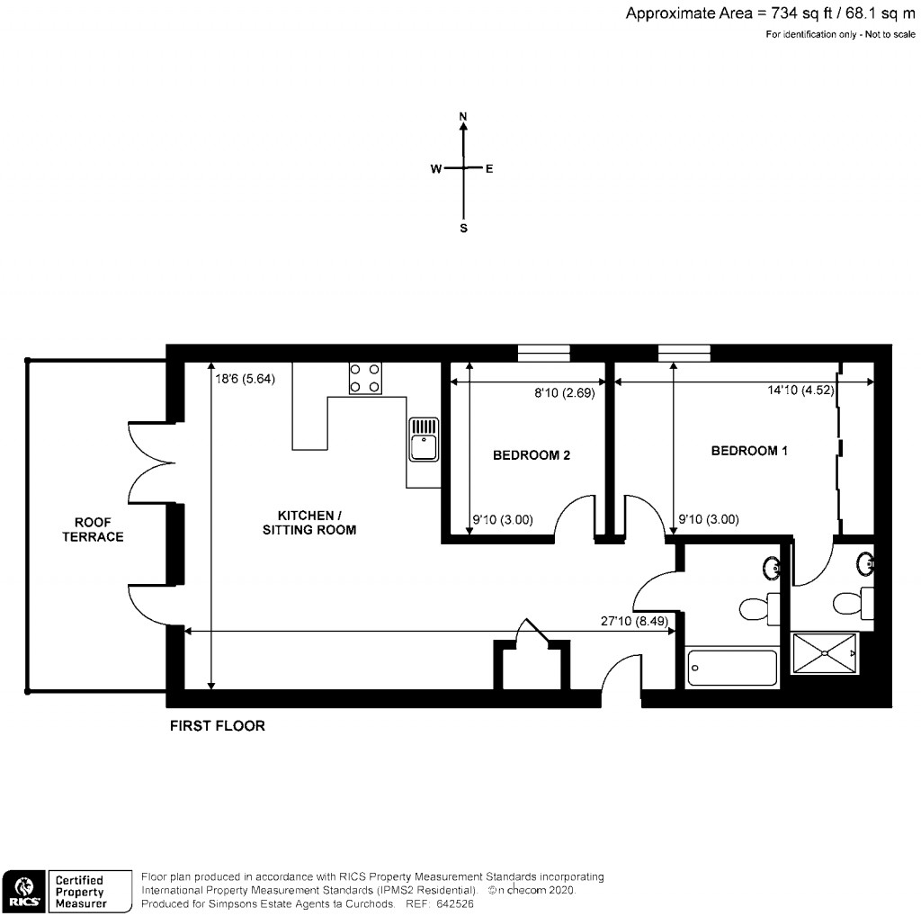 Floorplans For Bridge Street, Walton-On-Thames, Surrey
