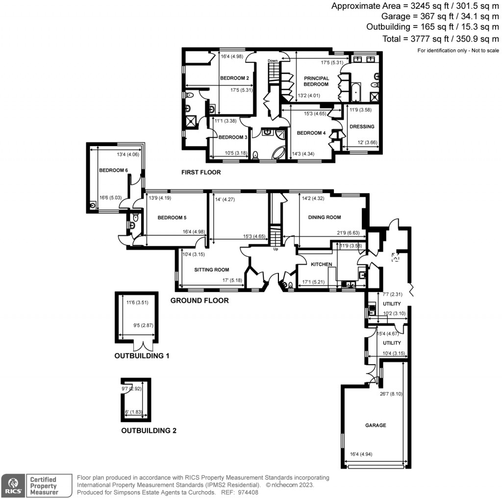 Floorplans For Ashley Park Road, Walton-On-Thames, KT12