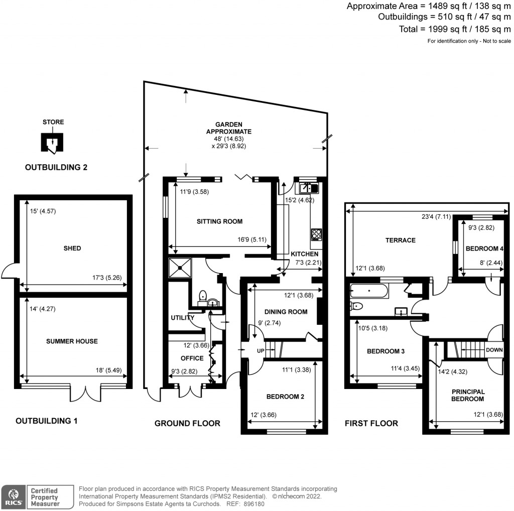 Floorplans For Rydens Grove, Walton-on-Thames, KT12