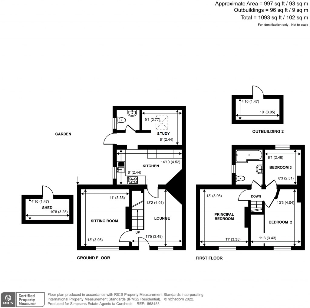 Floorplans For Thames Street, Walton-On-Thames, Surrey
